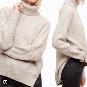 Wilfred Free Hi-low Merino Wool Sweater - Size M